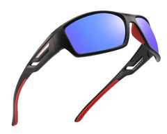 PUKCLAR Polarized Sports Sunglasses for Men Women Driving Sunglasses Cycling Running Fishing Goggles Unbreakable Frame