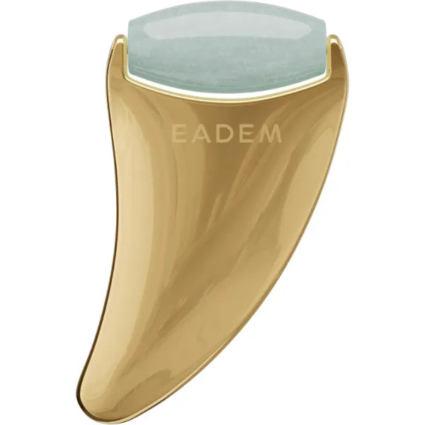 EADEM The Chisel, Gua Sha & Jade Facial Sculptor, Gua Sha Facial Tools for Your Skin Care Routine, GuaSha Tool for Face, Jade Roller for Face, Luxury Jawline Sculptor