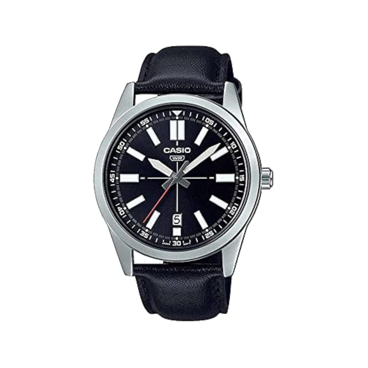 Casio Men's Watch - MTP-VD02B-1EUDF Black / Silver / Black