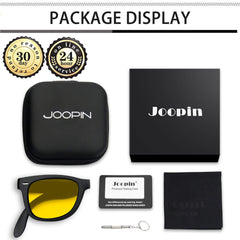 Joopin Folding Sunglasses for Men Women UV400 Protection Easy Carry Foldable Sunglasses for Driving Traveling