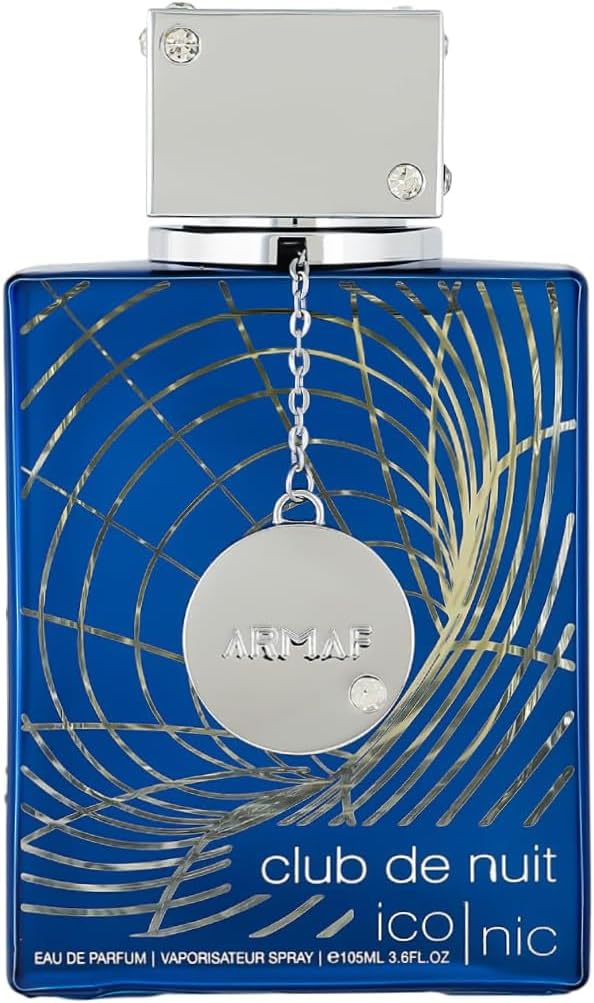 Armaf Club De Nuit Iconic Blue Perfumes for Men, Parfum A Collector Pride, 4 Pieces Gift Set, Perfume Body Spray 50ml, Eau De Parfum 105ml, Shower Gel 100ml, Deodorant Stick 75g