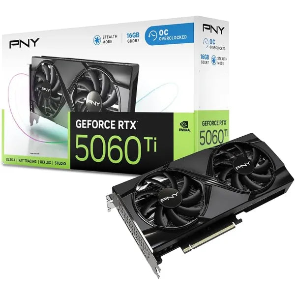 PNY Nvidia Geforce Rtx 5060 Ti Oc Dual Fan 16GB