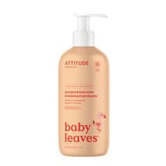 ATTITUDE Baby Leaves 2 In1 Natural Shampoo Orange Pomegranate - 473 ml, 16 Fl Oz