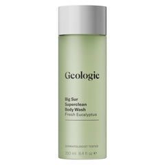 Geologie Big Sur Fresh Eucalyptus Superclean Body Wash | Deep Cleansing Fresh Eucalyptus Shower Gel for Men & Women | All-Natural Clean & Hydrating Derm-Grade Formula | 8.4 fl oz Bottle