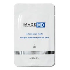 IMAGE Skincare, IMAGE MD Restoring Eye Masks, Hydrating Hydro-Gel Under Eye Masks, 3x Hyaluronic Acid Visibly Firms and Hydrates