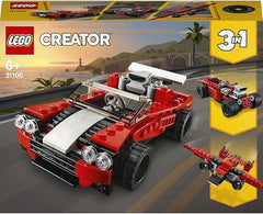 LEGO Creator 3in1 Sports Car 31100 Building Kit (134 Pieces)