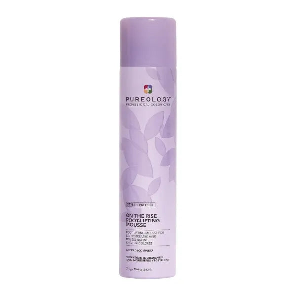 Pureology Style + Protect On The Rise Root Lifting Mousse For Flat and Color-Treated Hair - Provides Medium Control and Volume, Sulfate-Free and Vegan, 10.4 Fl Oz