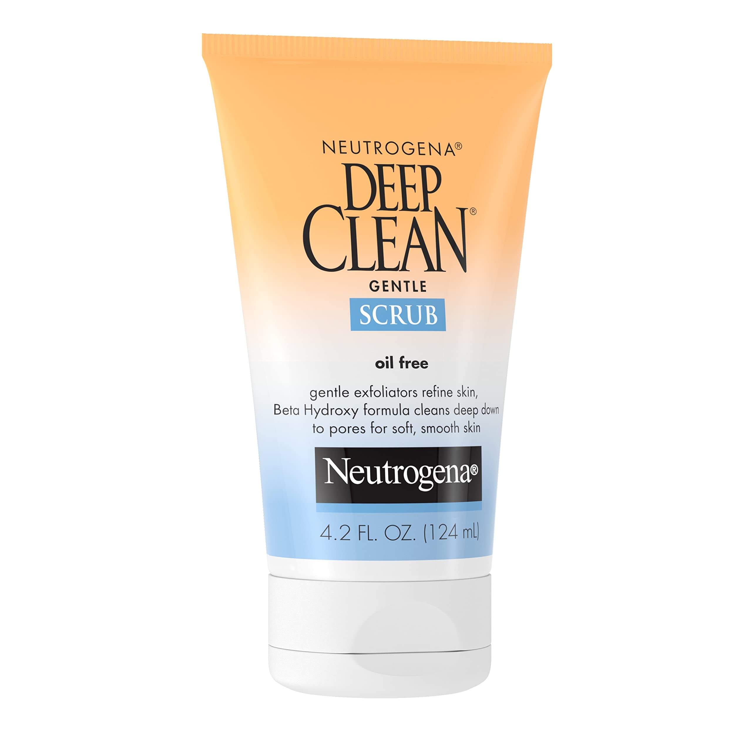 Neutrogena Deep Clean Gentle Daily Facial Scrub, Oil-Free Cleanser 4.2 fl. Oz