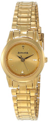 Sonata Champagne Dial Analog watch For Women-NR8925YM02W