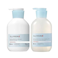 Illiyoon Ceramide Ato Lotion and Top to Toe Wash Set Korean Moisturizing & Cleansing Duo for Sensitive and Baby Skin Deep Hydration, Soothing, Mild Body Care