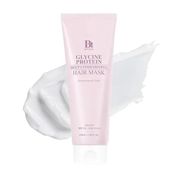 BENTON Glycine Protein Deep Conditioning Hair Mask & Conditioner Moisture Repair Treatment for Dry or Damaged Hair Allergen-Free Fragrance Korean Beauty Care (7.43 fl.oz.)