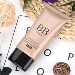 FRIDNL 3 Colors Smooth BB Cream Makeup Base Face Liquid Foundation, Concealer Whitening Moisturizer Oil-control Waterproof Liquid Foundation(Natural)
