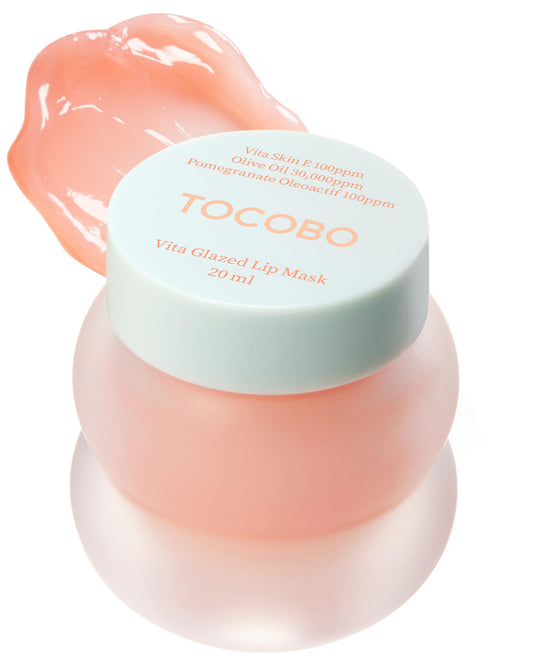 Tocobo Vita Glazed Lip Mask, High Moisturizing, non sticky, Vegan- 20ml
