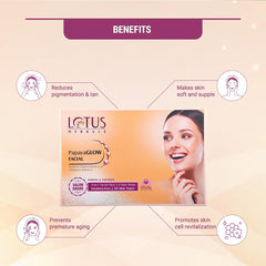 Lotus Herbals PapayaGlow Facial Kit with Peeling Mask, 4 in 1 Formula for All Skin Types, Reduces Pigmentation and Instant Glow (Single Use)