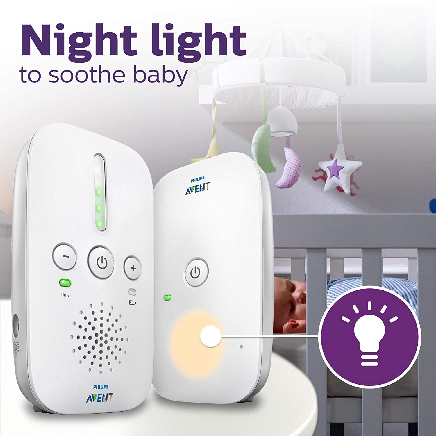 PHILIPS Avent SCD501/00 DECT Monitor for Baby