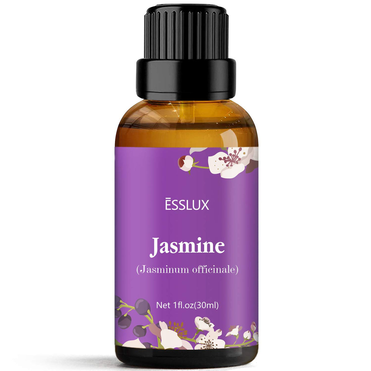 ESSLUX Jasmine Essential Oil, ESSLUX Aromatherapy Oils for Diffuser, Massage, Soap, Candle Making, Perfume, 30 ml