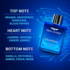 Park Avenue Mens Perfume | Founder | Liquid Spicy Scent Eau De Parfum, 100 Ml | Premium Perfume For Him, Pack Of 1
