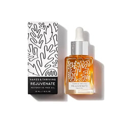 Naked & Thriving Rejuvenate Restorative Face Oil Organic, Vegan, & Naturally Derived Skin Care Reduce the Look of Wrinkles and Moisturize Skin (1.18 oz/35 mL)