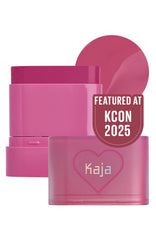 Kaja Dewy Bar Cheeks & Lip – Berry Sparkler - Creamy Blusher Stick with Vitamin & Hyaluronic Acid, Moisturizing & Easy Blend