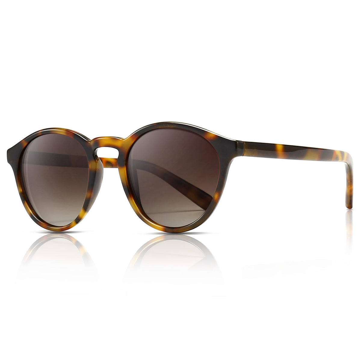 SUNGAIT Women's Classic Vintage Round Polarized Sunglasses Retro Style UV400 SGT166
