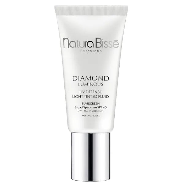 Natura Bissé Diamond Luminous Tinted SPF 40, Broad Spectrum Tinted Sunscreen, Protects, Perfects & Hydrates, Adapts to Most Skin Tones, 1 Oz