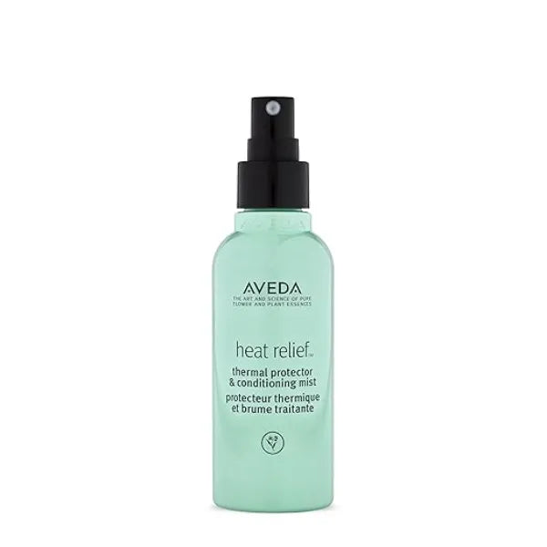 Aveda Heat Relief Thermal Protector & Conditioning Mist Conditions Dry Hair Adds Shine Heat Protection 97% Naturally Derived Iconic Shampure Aroma, 3.4 Fl Oz