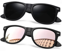 Joopin Polarized Sunglasses Men Women, Classic Square Sun Glasses 100% UV Protection Driving Fishing