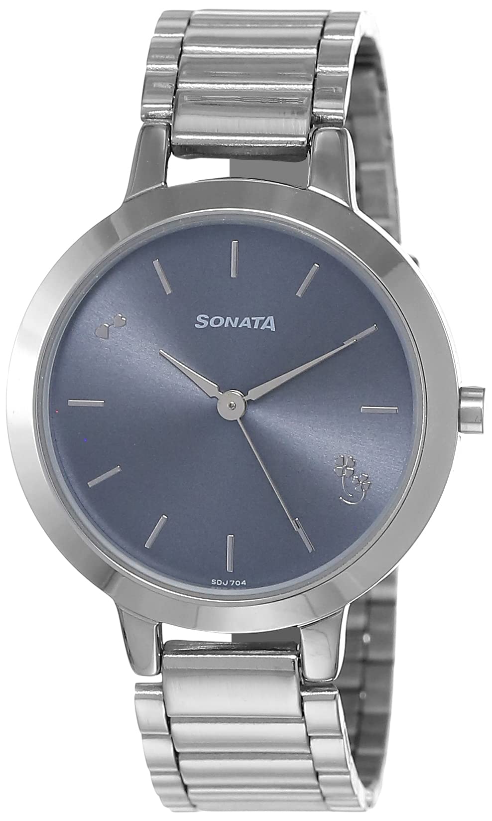 Sonata Blue Dial Analog watch For Women-NR8141SM07