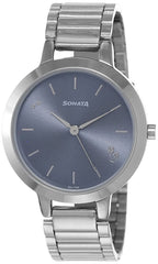 Sonata Blue Dial Analog watch For Women-NR8141SM07