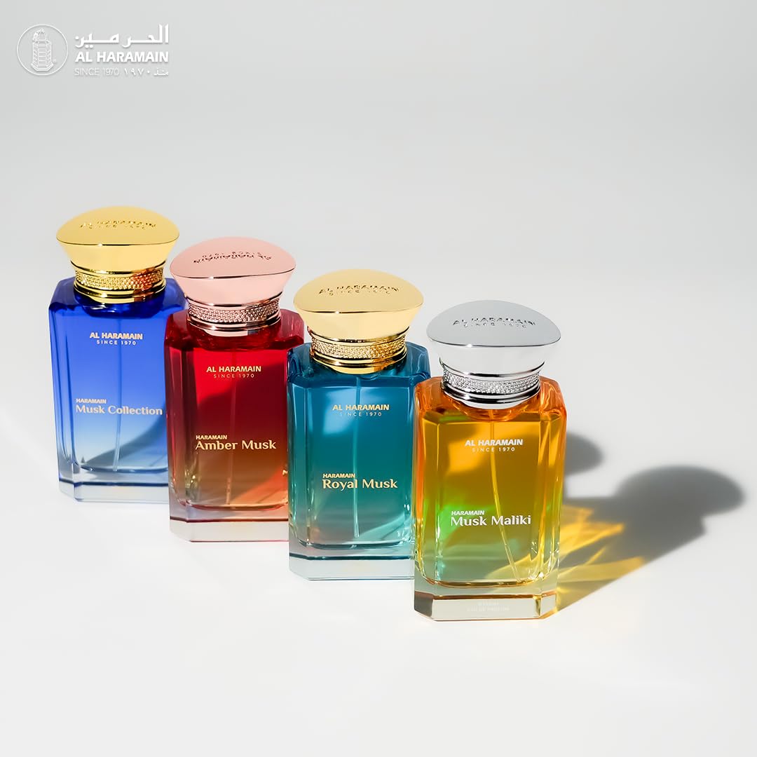 HARAMAIN AMBER SPRAY COLLECTION (AL HARAMAIN MUSK MALIKI 100ML EDP)