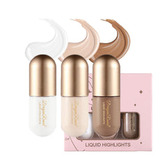 MAKINGTEC 3 Pack Bronzer Contour & Highlighter & Concealer Makeup Set Highly Pigmented Long Lasting Bronzer Contour Wand Waterproof Smooth Natural Highlighters Concealer Bronzer Makeup Gift For Women
