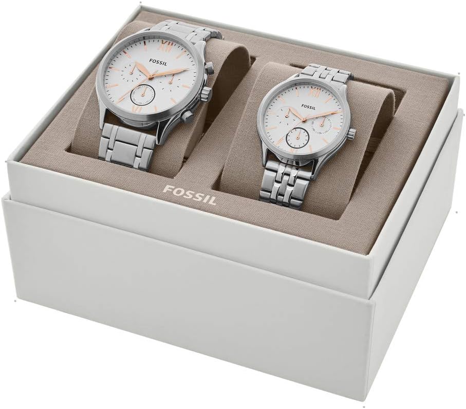 Fossil Fenmore Midsize Mens Watch Bq2468Set, Silver