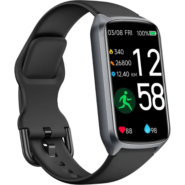 Amzhero Health & Fitness Tracker - Black