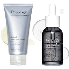 Depology Peptide Complex 10% Wrinkle Defense, Retinol Radiance Rescue Body Lotion