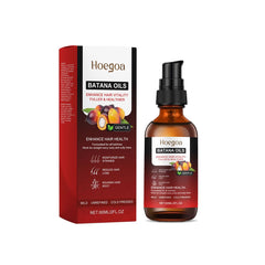 Hoegoa Batana Oil for Hair Growth Organic, Hair Care Oil for Moisturizes Scalp, Hair Thickening and Strengthening, Lightweight Hair Oil for Volumizing 60ml/2fl oz