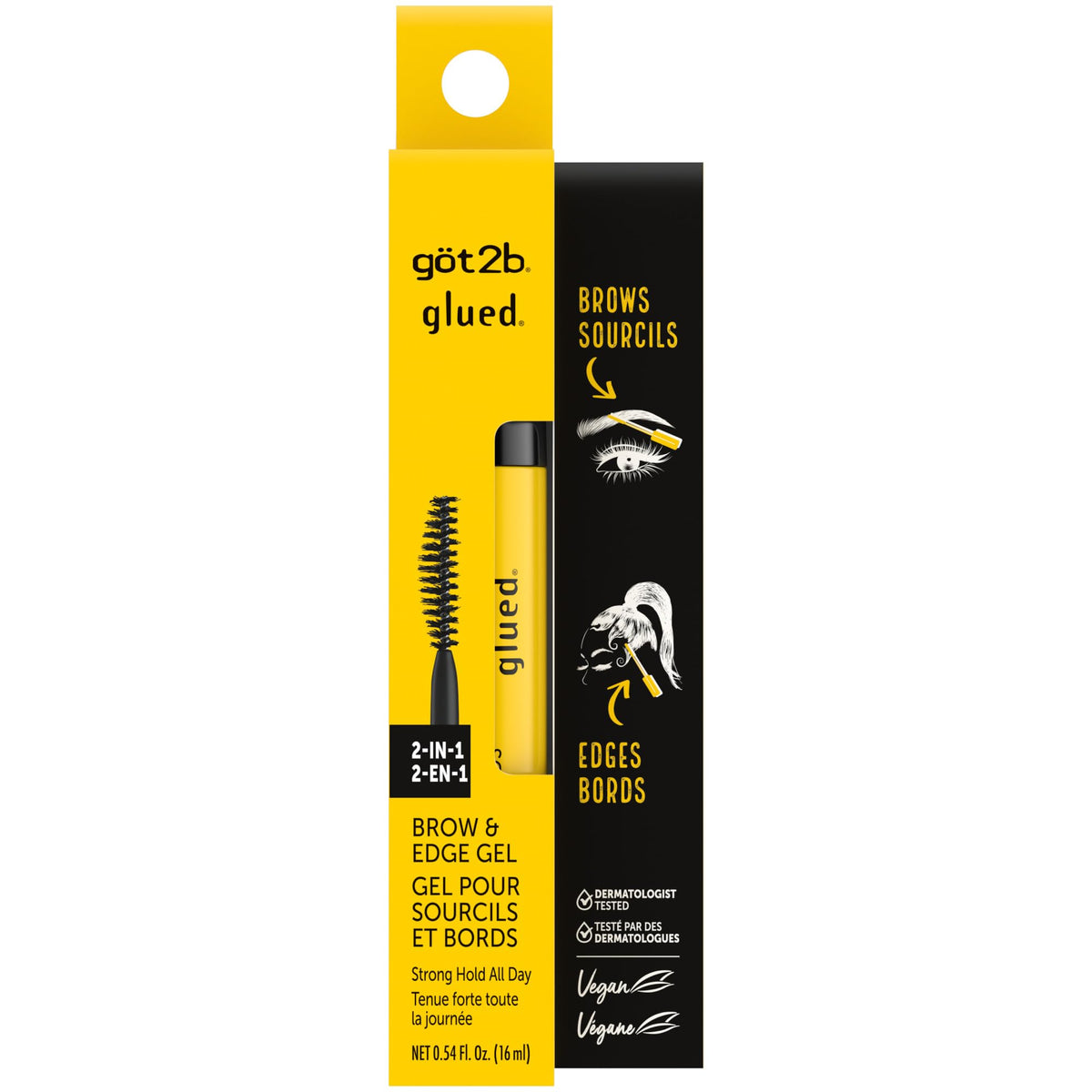 Got2B Glued Brows & Edges Gel, Style and Fix your Runaways with the Glue Eyebrow Gel