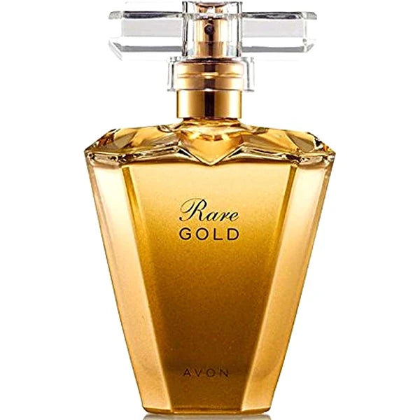 AVON Rare Gold Eau de Parfum for Women 1.7 fl oz – Luxury Amber Floral Perfume with Mandarin Zest, Ylang-Ylang & Golden Amber – Long-Lasting Elegant Designer Fragrance Gift for Women