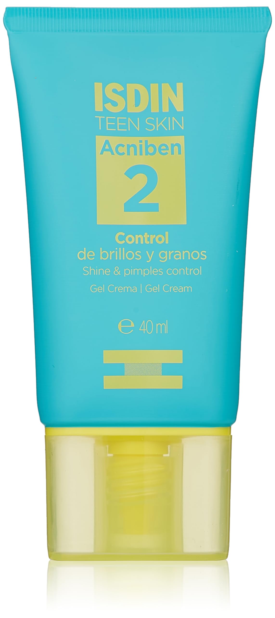 ISDIN Acniben Cont Brillos Gran, Moisturizes and balances oily skin- 40ml