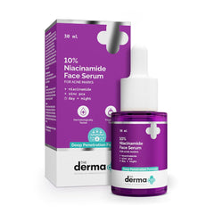 The Derma Co 10% Niacinamide Face Serum with Zinc for Acne Marks | Fades Acne Marks & Dark Spots | Controls Oil