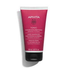 Apivita Tonic Thinning Hair Conditioner, Strengthens, Prevents Hair Thinning & Promotes Hair Growth with Hippophae Tonic Complex, Laurel & Propolis, Silicone-Free