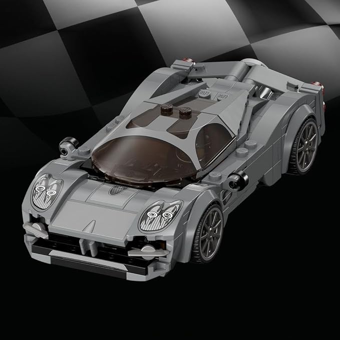 LEGO 76915 Speed Champions Pagani Utopia Race Car Toy Model Building Kit, Italian Hypercar, Collectible Racing Vehicle, 2023 Set