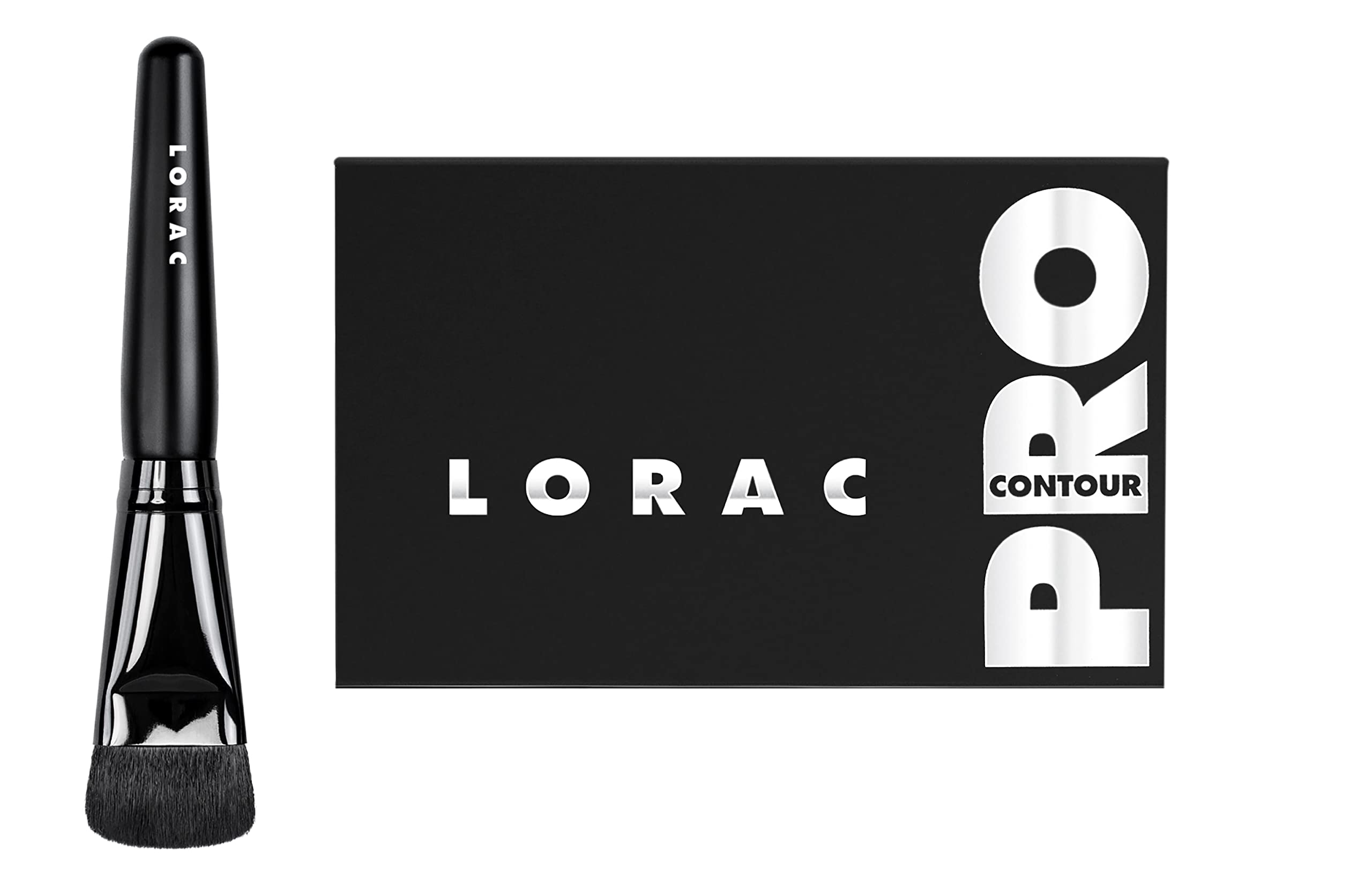 LORAC PRO Contour Palette & Contour Brush | Contour Powders & Highlighter Makeup | Mirror Compact