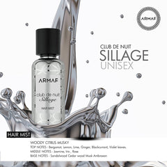 ARMAF Club De Nuit Sillage Hair Mist, 55ml