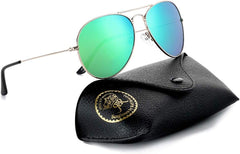 Rocf Rossini Classic Pliot Sunglasses for Women Polarized Mens Shades UV Protection with Case