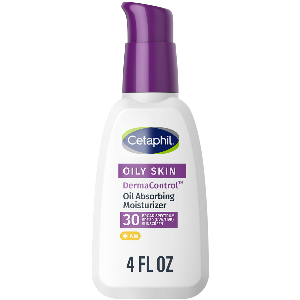 Cetaphil Derma Control Oil Absorbing Moisturizer with Sunscreen- 4 oz