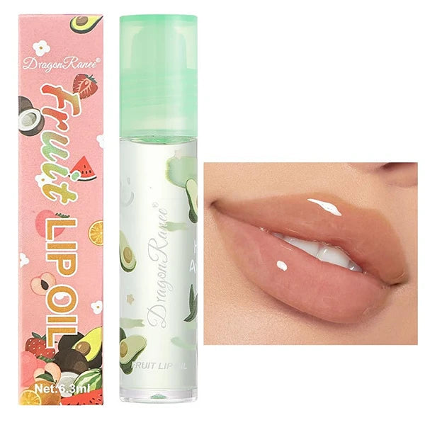 MYUANGO Moisturizing Lip Oil,Fruit Flavoured Lip Oil, No-Sticky Vegan Tinted Lip Gloss Lip Balm Lip Care For Dry Lip's Moisturizing Hydrating And Nourishing (05)