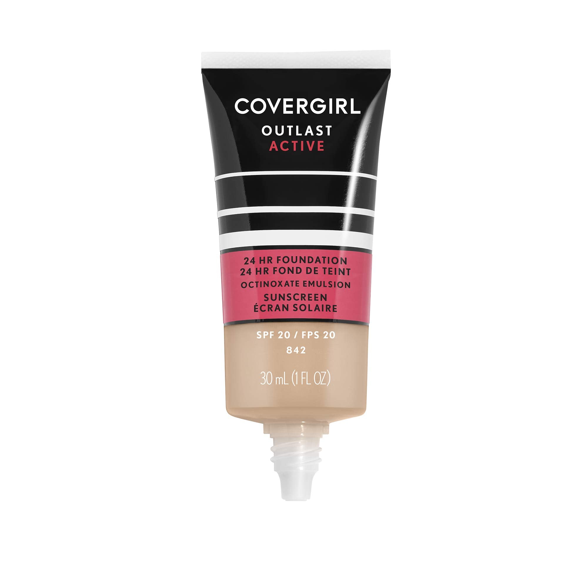 COVERGIRL Outlast Active Foundation, Medium Beige, 1 Ounce, 1 Count