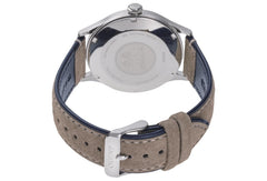 Orient 'Bambino Version 4' Japanese Automatic/Hand Winding Stainless Steel and Leather Dress Watch - Navy Blue