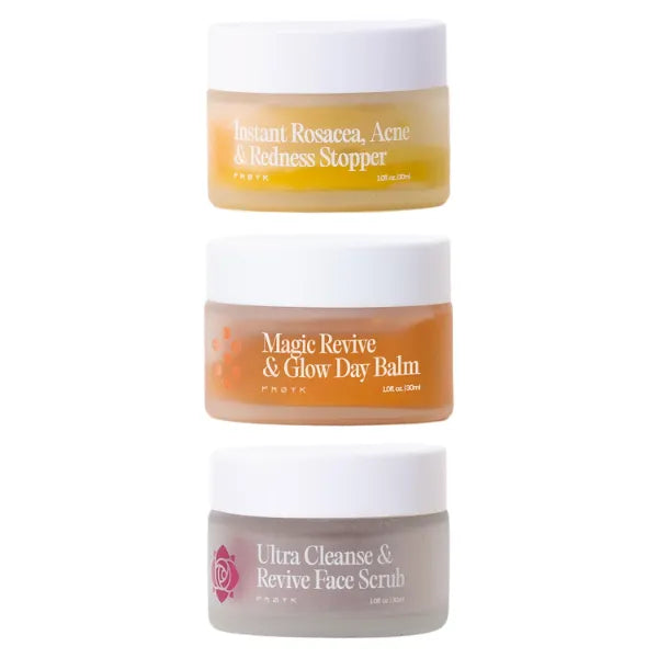 Frøya Organics The Complete Acne System for Women, Skincare Set (3 count)
