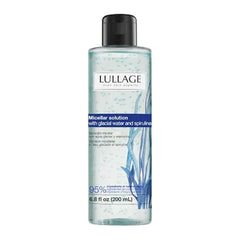LULLAGE Micellar Water Makeup Remover Cleanser with Niacinamide, Spirulina & Glacier Water Solution for All Skin Types Removes Waterproof Makeup 6.8 Fl Oz